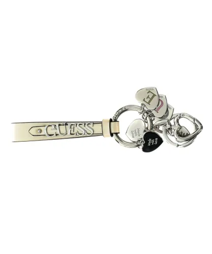 Guess Womens Strip keychain with the brand name and pendant details RW8380P0201 woman - Multicolour Pu - One Size