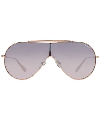Guess Womens Sunglasses GF0370 28U Rose Gold Silver Mirrored Metal (archived) - One