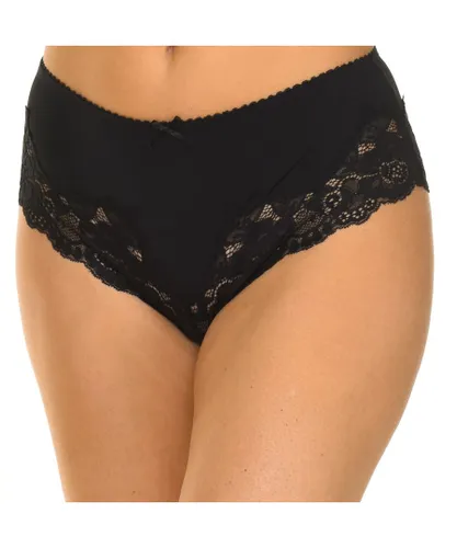 Guess Womenss high lace panties O97E12MC02X - Black