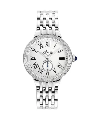 Gv2 Astor WoMens Silver Dial Stainless Steel Watch - One Size