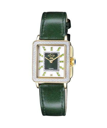 Gv2 Womens Padova Gemstone watch - Green Leather - One Size