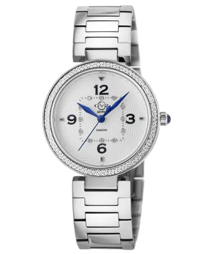 Gv2 WoMens Piemonte 14200B Swiss Quartz Two-Tone Stainless Steel Diamond Watch - Silver - One Size
