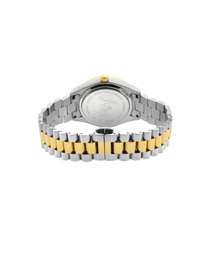 Gv2 WoMens Turin Diamond Two Toned IPYG Stainless Steel Watch Two - Silver & Gold - One Size
