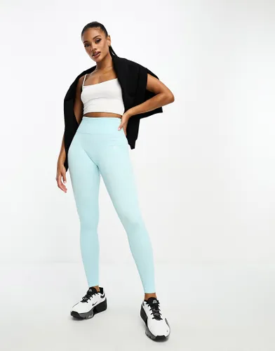 Gym King Formation seamless ribbed leggings in light blue