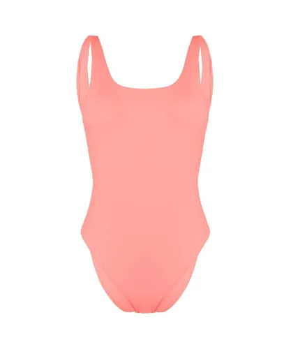 Gymshark Open Back Womens Pink Swimsuit
