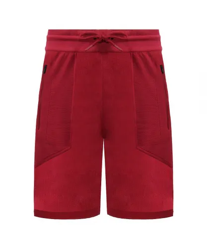 Gymshark True Knit Mens Burgundy Shorts - Red