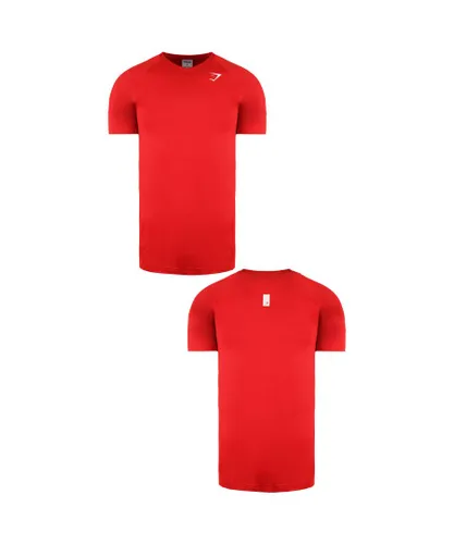 Gymshark Veer Mens Red T-Shirt