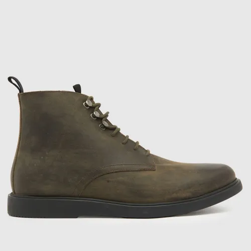 H BY Hudson Battle Boots In Khaki