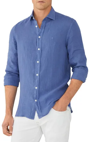 Hackett Garment Dye Linen Long Sleeve Shirt