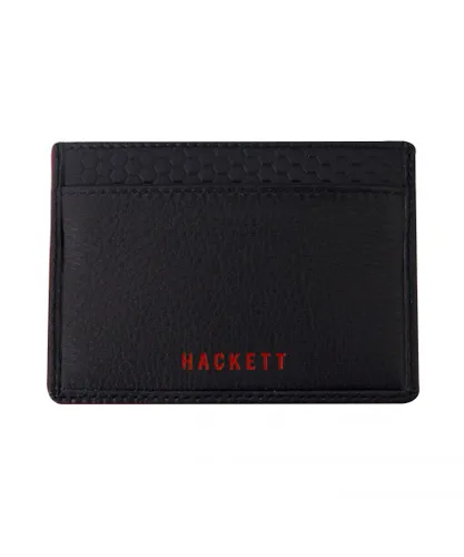 Hackett London Aston Martin Mens Navy Card Holder Wallet Textile - One Size