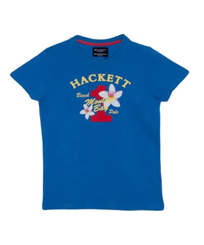 Hackett London Boys Boy's short sleeve round neck t-shirt HK500152 - Blue