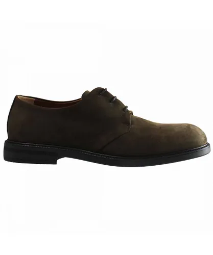 Hackett London Chino PLN Derby Mens Brown Shoes Leather (archived)