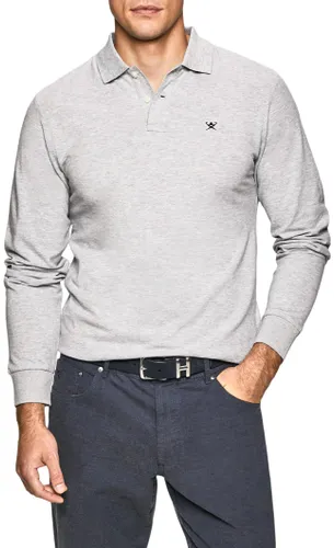 HACKETT LONDON Men's Slim Fit Logo Ls Polo Shirt