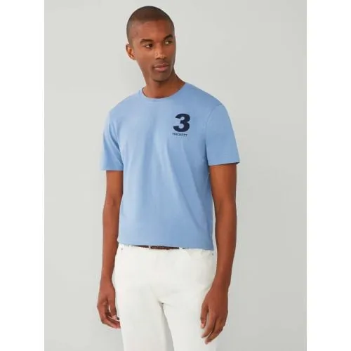 Hackett Mens Blue Heritage Number T-Shirt