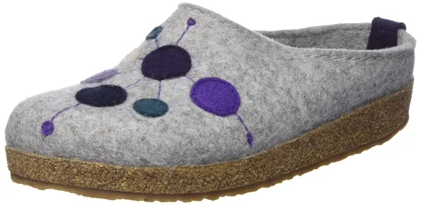 HAFLINGER Grizzly Faible Felt Slippers with Rubber Sole