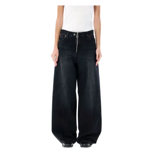 Haikure , Bethany Zipper Jeans ,Black female, Sizes: