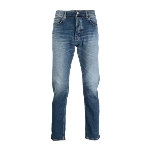 Haikure , Hem03071 Ds084 Jeans ,Blue male, Sizes: