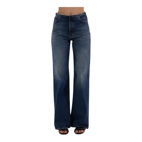 Haikure , Korea Jeans ,Blue female, Sizes: