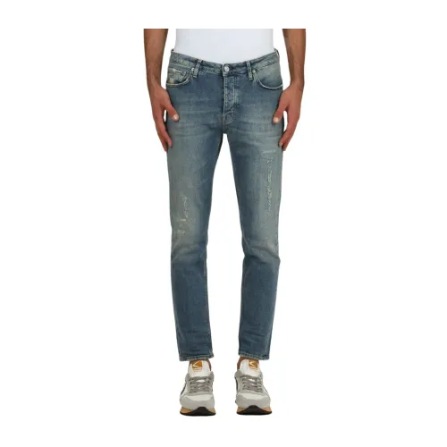 Haikure , Slim-fit Jeans ,Blue male, Sizes: