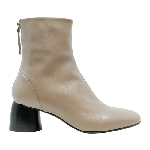 Halmanera , Women Shoes Ankle Boots ,Beige female, Sizes: