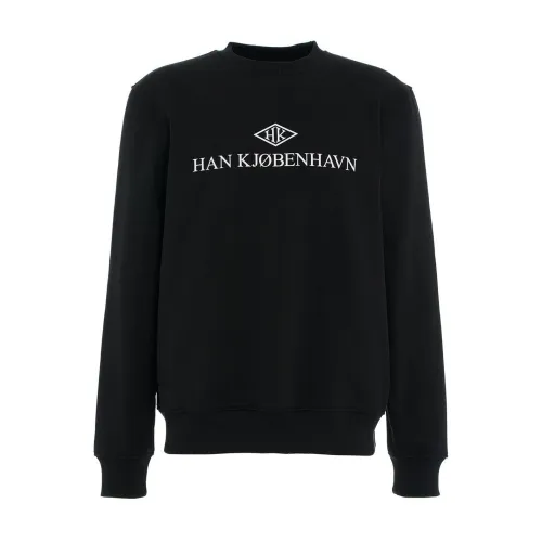 Han Kjøbenhavn , Black Sweatshirt Ss24 Men'