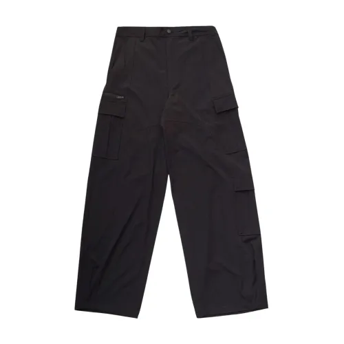 Han Kjøbenhavn , Cargo Technical Washed Black Pants ,Black male, Sizes:
