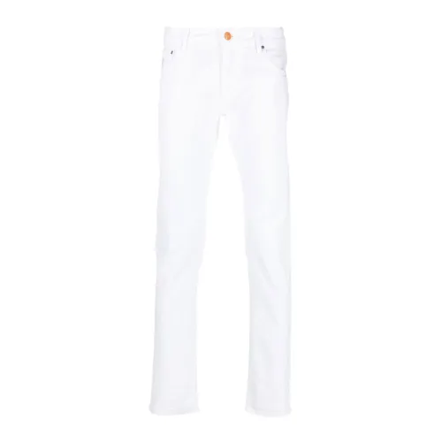 Hand Picked , Hand Picked Jeans White ,White male, Sizes: