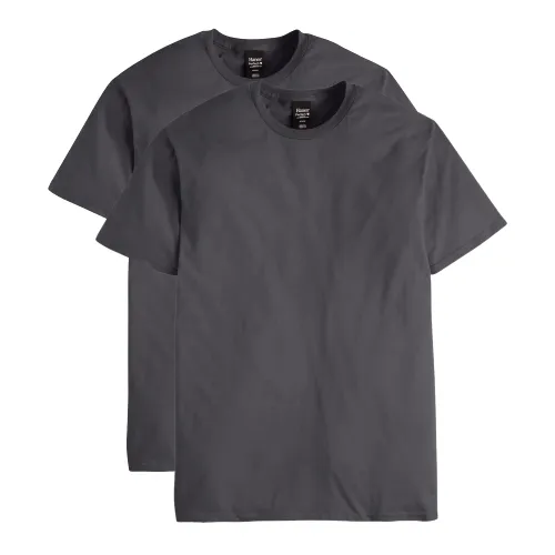 Hanes Men's Nano Premium Cotton T-Shirt (Pack of 2)