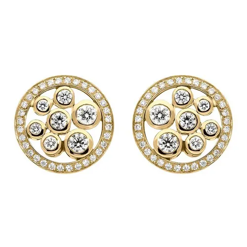 Hans D. Krieger 18ct Rose Gold 0.55ct Diamond Stud Earrings