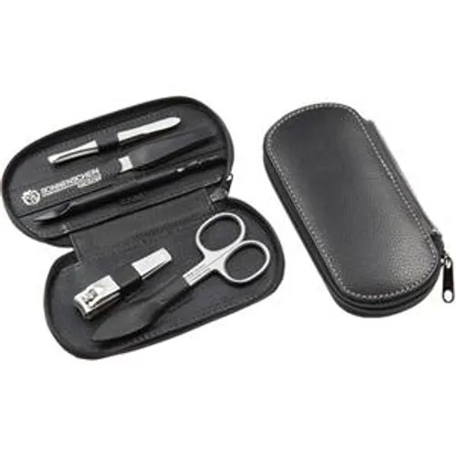 Hans Kniebes 5-Piece Stainless Cowhide Leather Manicure Case Unisex 1 Stk.