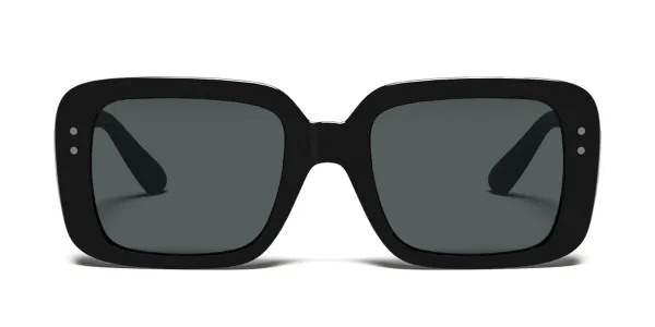 HANUKEii Bali HK-024-01 Men's Sunglasses Black Size 50