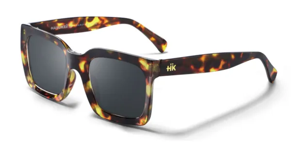 HANUKEii Hyde Polarized HK-011-02 Women's Sunglasses Tortoiseshell Size 52