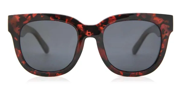 HANUKEii Southcal Polarized HK-007-03 Women's Sunglasses Tortoiseshell Size 58