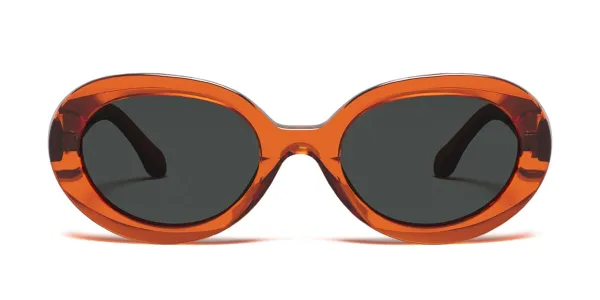 HANUKEii Tulum HK-018-03 Men's Sunglasses Orange Size 51