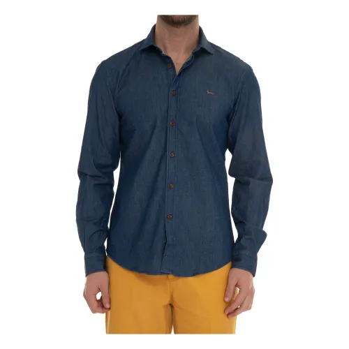 Harmont & Blaine , Casual shirt ,Blue male, Sizes: