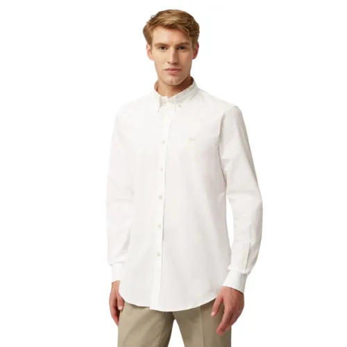 Harmont & Blaine , Printed Collar Shirt for Men ,White male, Sizes: