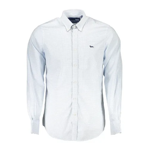 Harmont & Blaine , White Cotton Shirt, Regular Fit ,White male, Sizes: