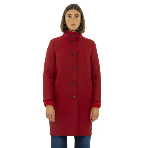 Harris Wharf London , Harris Wharf London Wool Coat ,Red female, Sizes: