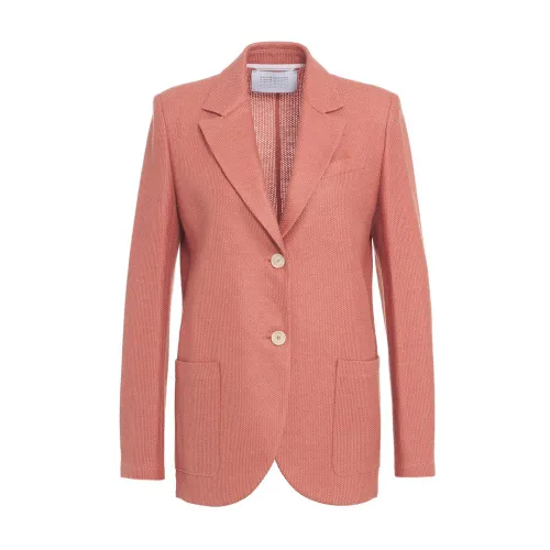 Harris Wharf London , Red Blazer for Women ,Pink female, Sizes: