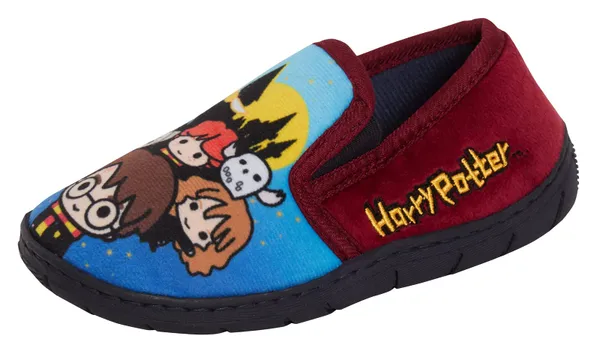 Harry Potter Chibi Slippers Boys Girls Hogwarts Slip On