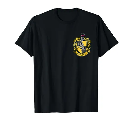 Harry Potter Hufflepuff Pocket Print T-Shirt
