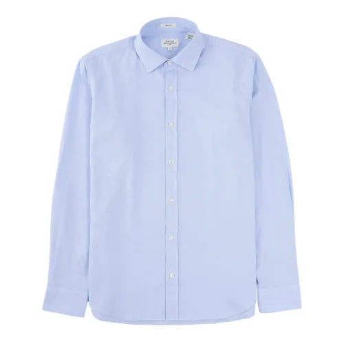 Hartford , French Elegance Men's Shirt ,Blue male, Sizes: