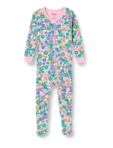Hatley Baby Girls' Organic Cotton Footed Sleepsuit Pyjama