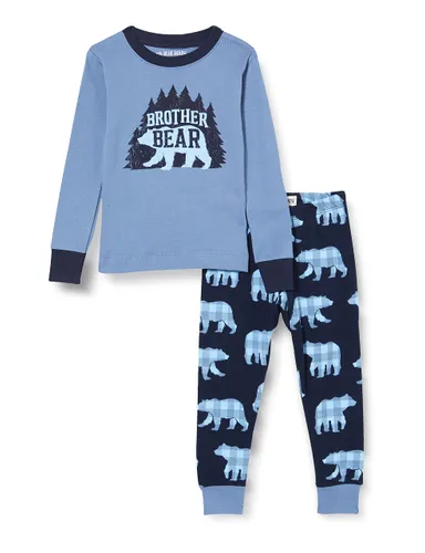 Hatley Boy's Long Sleeve Appliqué Pyjama Set Pajama Set