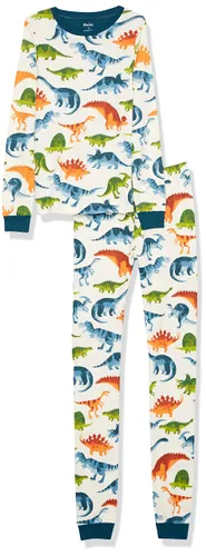 Hatley Boy's Organic Cotton Long Sleeve Printed Pyjama Set
