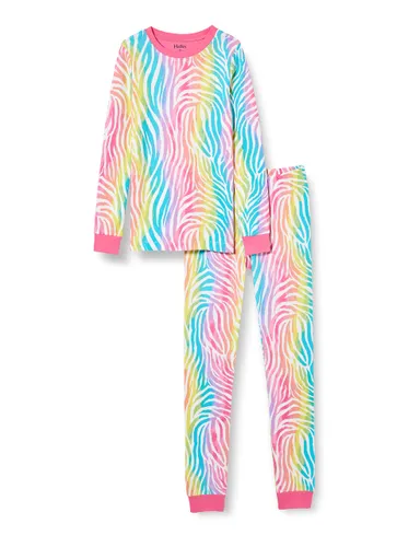 Hatley Girl's Organic Cotton Long Sleeve Printed Pyjama Set