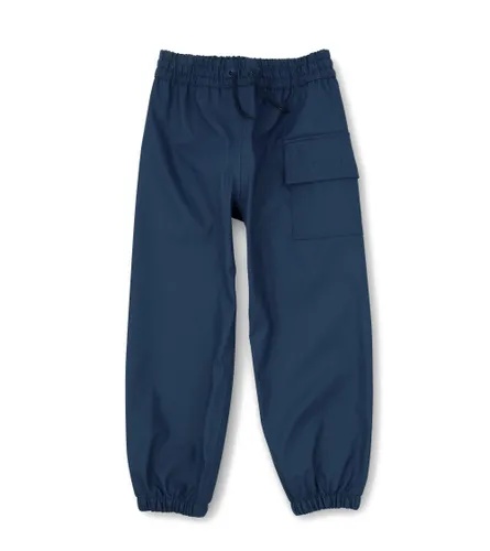 Hatley Unisex Kids Splash Pant - Navy Rain Trouser
