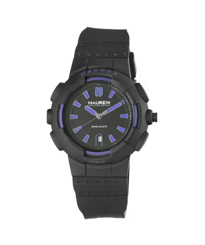 Haurex Italy : tremor Mens blue watch.. - Black Rubber - One Size