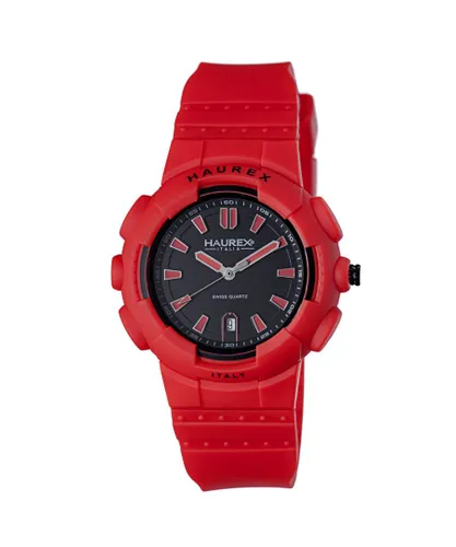 Haurex Italy : tremor Mens red watch.. Rubber - One Size