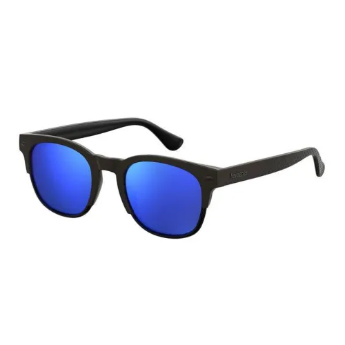 Havaianas , Angra QFU Blue Mirrored Sunglasses ,Black male, Sizes: